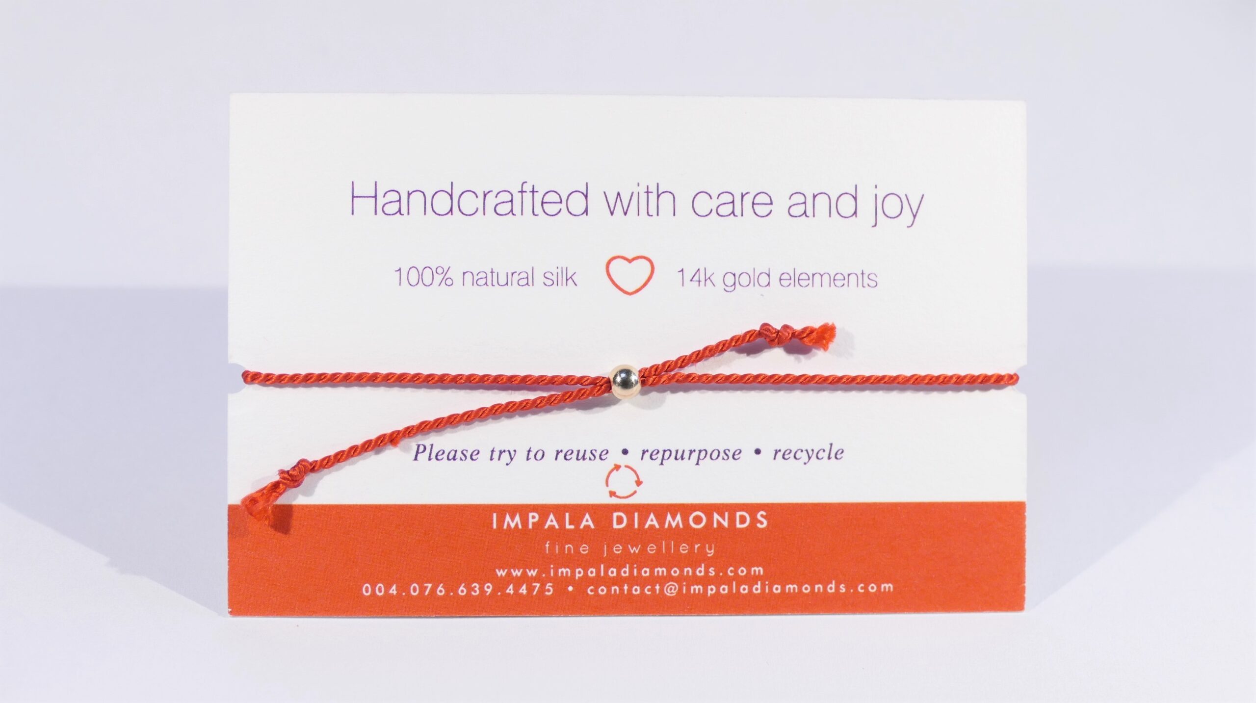 Reminder Diamond Bracelet Card Back